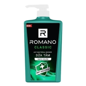 Sữa Tắm Nam Romano Sạch Khuẩn Classic 650g